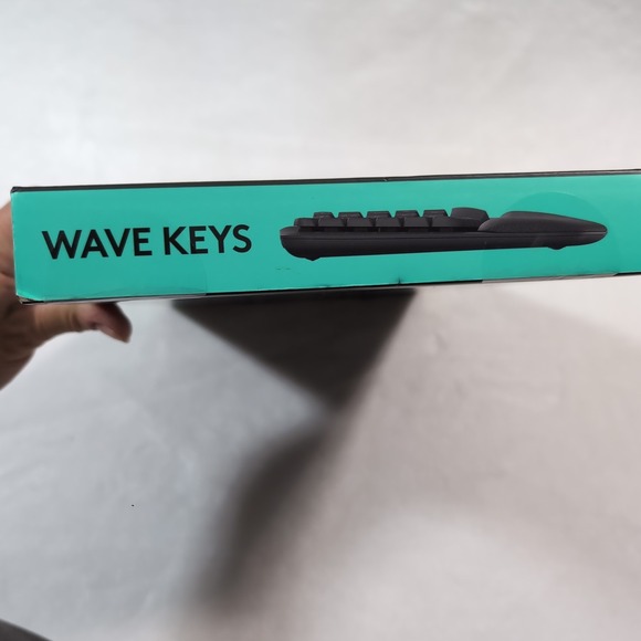 Logitech Wave Keys Wireless Ergonomic Keyboard Graphite YR0096 920-011898 - Picture 7 of 7